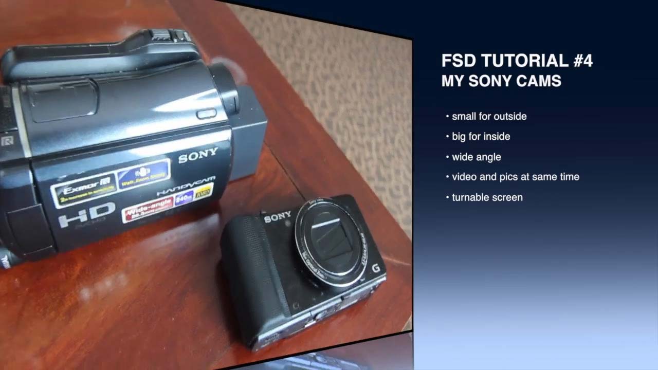 Tutorial #4: Sony Cameras