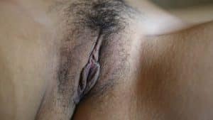 Super tight and hairy Asian teen pussy