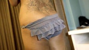 Beautiful tight Laos ass in panties