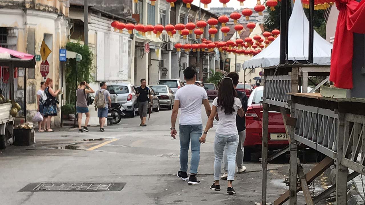 Streets of Chinatown in Penang, Malaysia on Asian Sex Diary