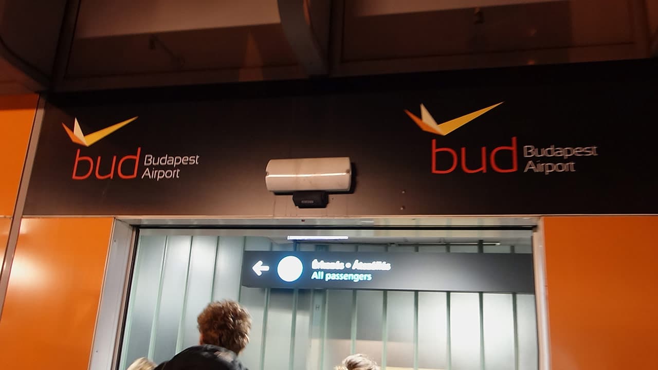 2018 Arrival in Budapest Hungary