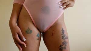Jureka Del Mar see-through cameltoe pussy