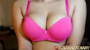 Big tits in Filipina Teen Sluts pink bra