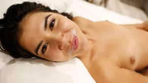Lady Dee surprised me and enjoys her revenge facial splattering