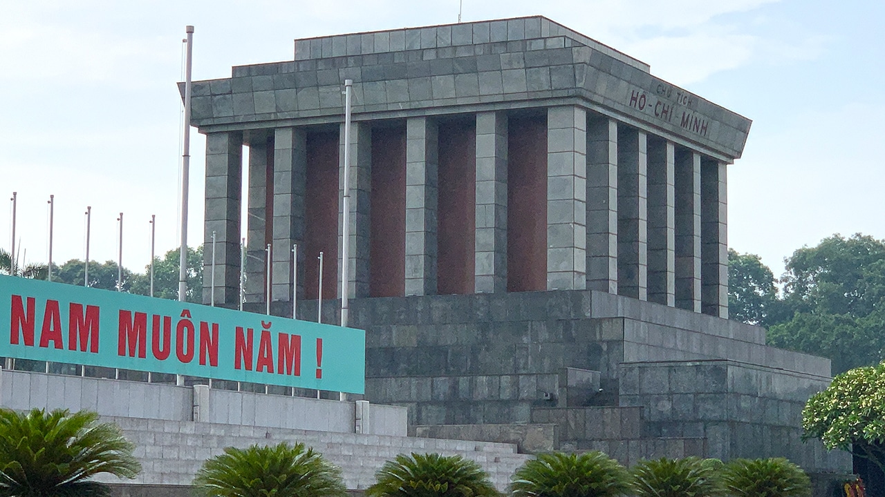 Ho Chi Minh Mausoleum in Vietnam