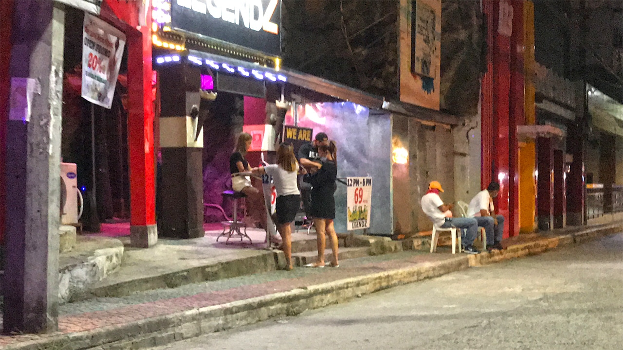 Fields Avenue Walking Street During Pandemic