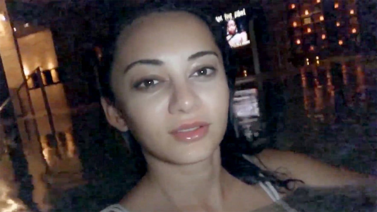 Hot Girl in Swimming Pool and Sauna