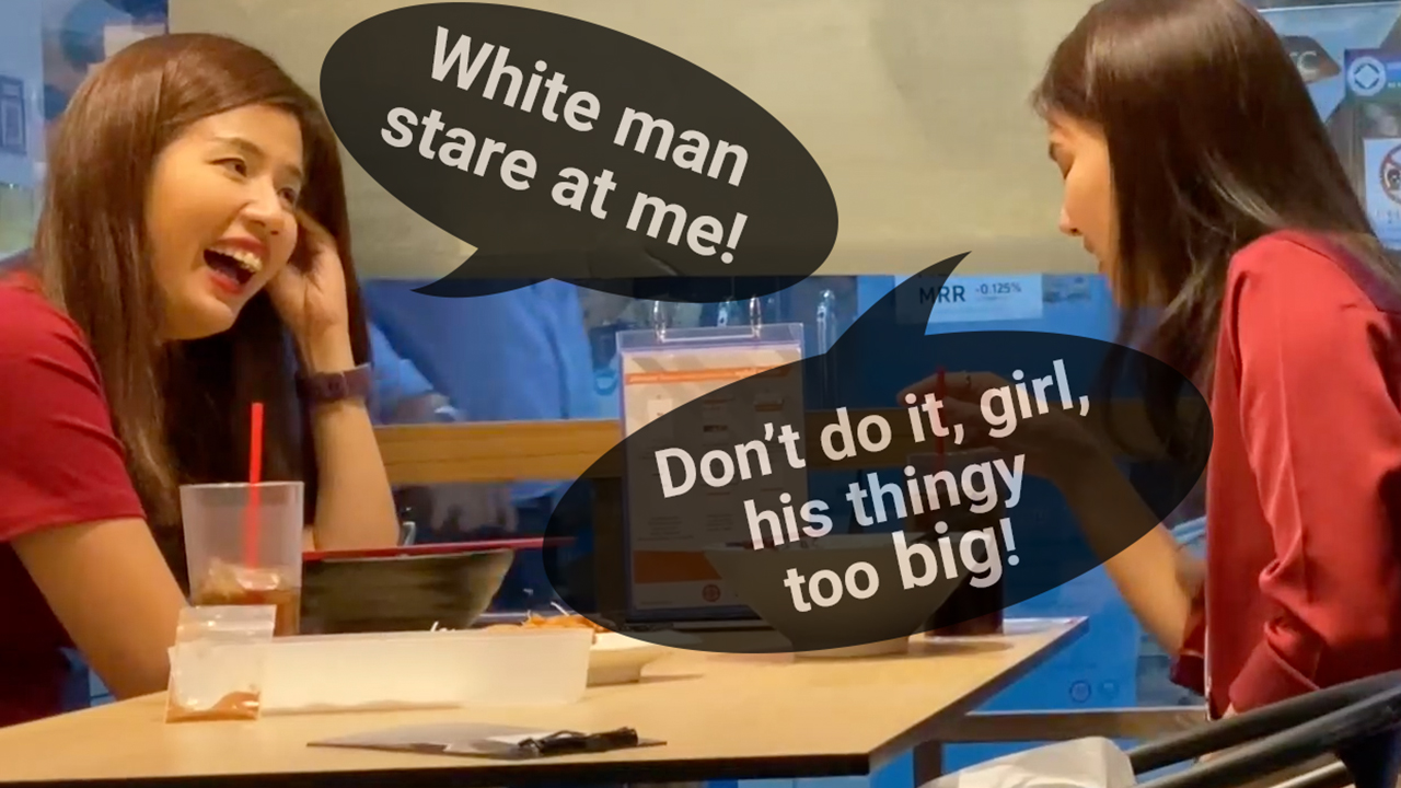 Girls Eating Out at Local Mall