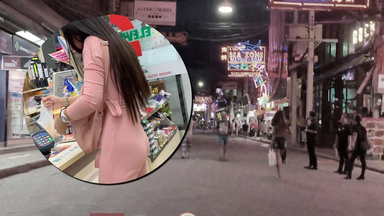 Hot Little Asses Along Walking Street