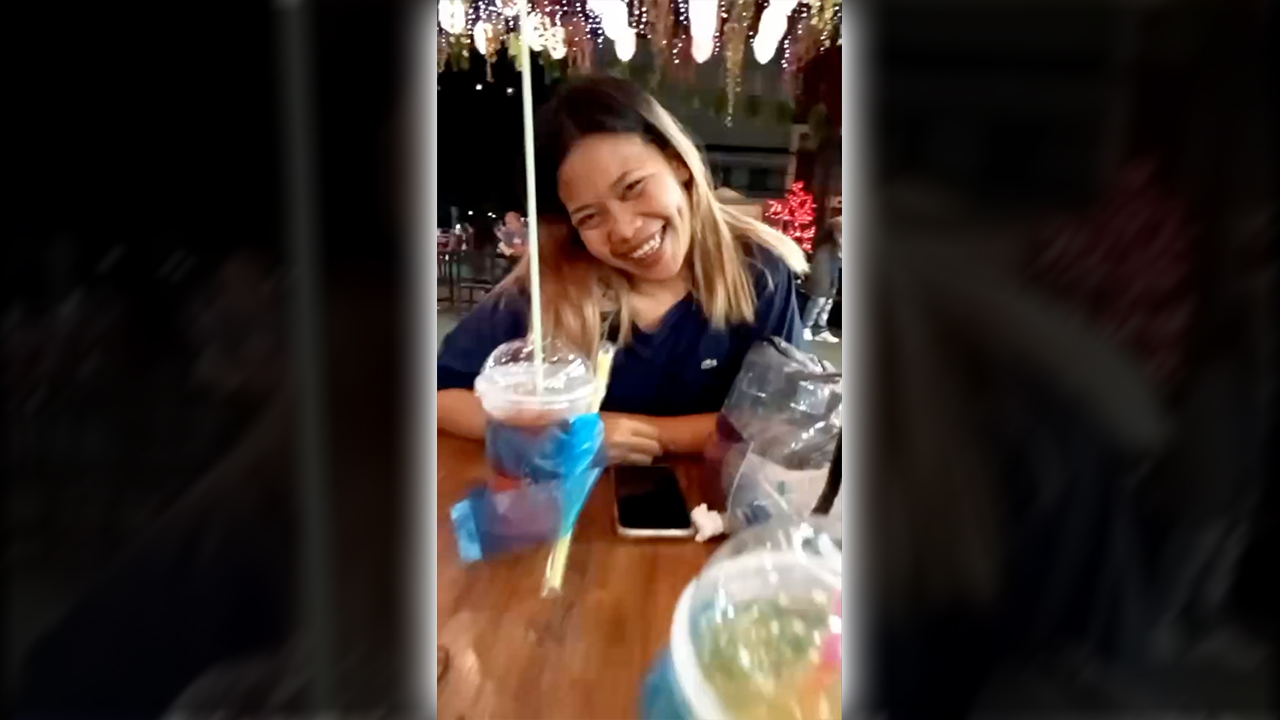 Cute Girls Dining During the Holidays