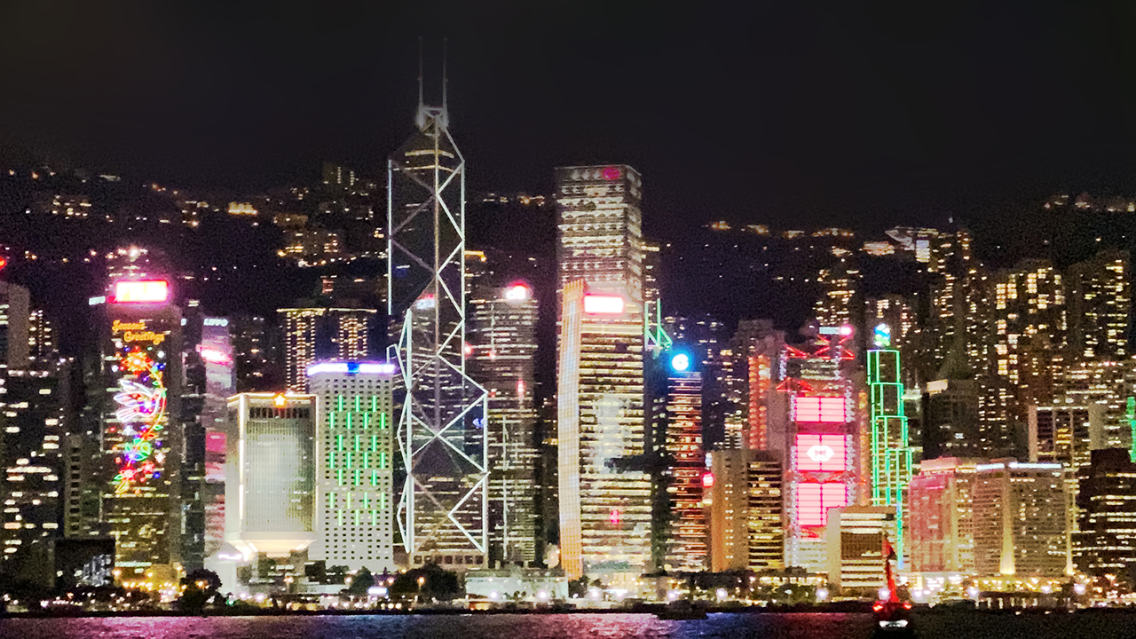 HONG KONG BUILDING LIGHT SHOW Filmed by Asian Sex Diary image