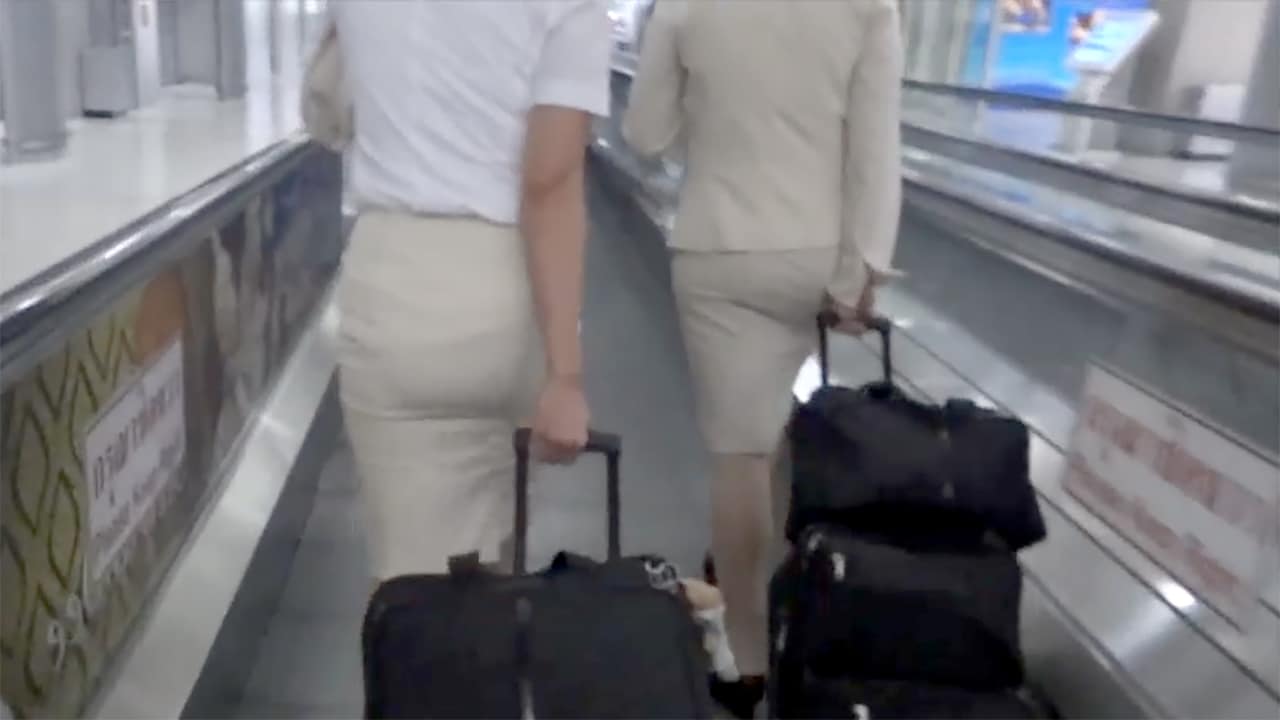 Flight Attendant Skirts Looking Sexy