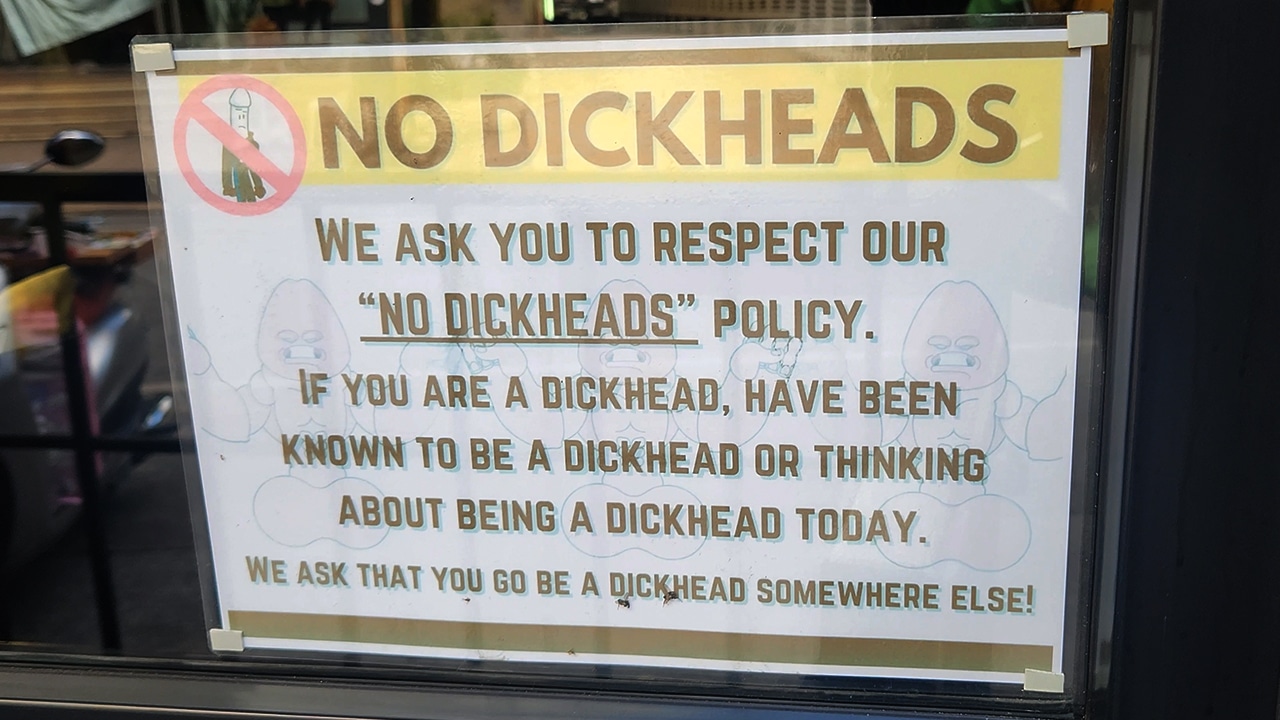 Megabreak Pool Hall Funny Sign